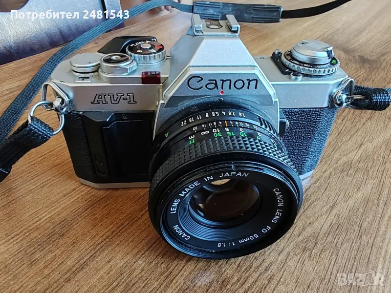 Canon AV-1 + обектив , снимка 1