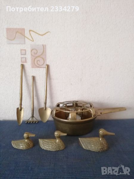 Стари бронзови предмети за декорация. , снимка 1