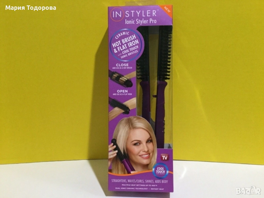 Йонизиращ Стайлър за коса Instyler Ionic Styler Pro TV998, снимка 1
