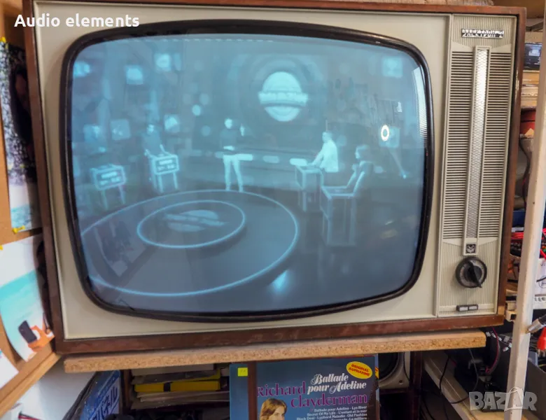 Автентичен лампов ретро телевизор работещ Електрон-2, снимка 1