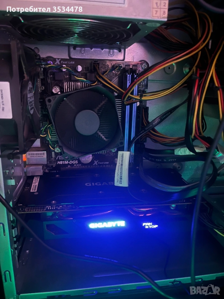 Gpu gigabyte aourus radeon rx580 8g, снимка 1