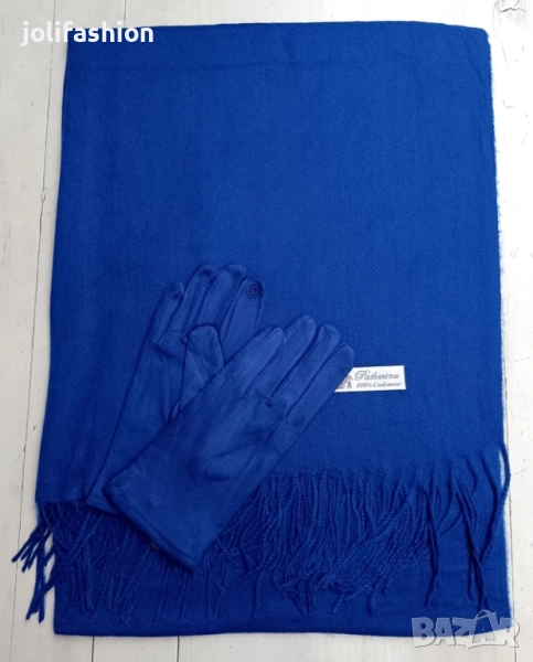 Комплект шал с ръкавици, снимка 1