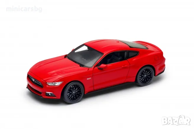 1:24 Метални колички: 2015 Ford Mustang GT Welly, снимка 1