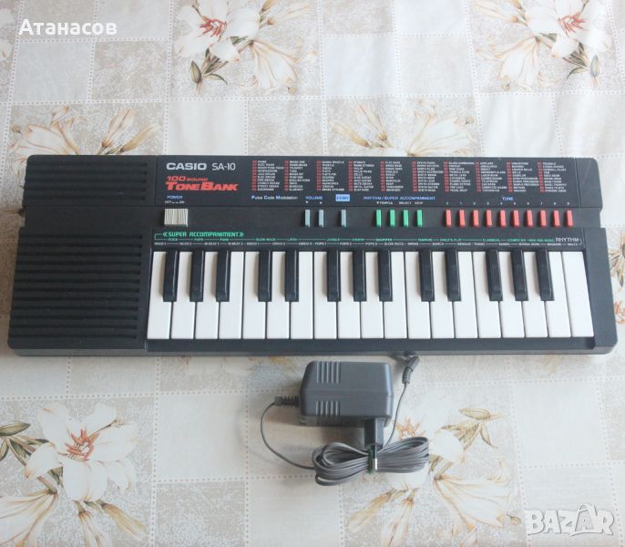 Синтезатор CASIO SA-10 произведено в Япония, снимка 1