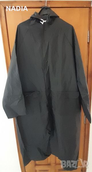 Черен дъждобран гумиран, снимка 1
