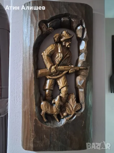 дърворезба ръчно изработена , снимка 1