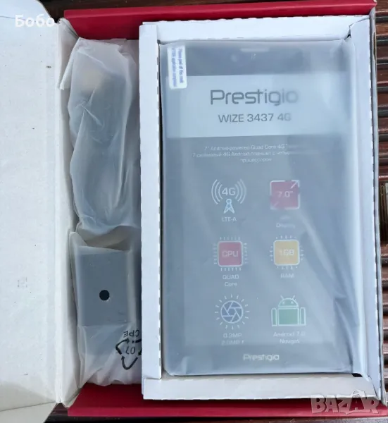 Таблет Prestigio Wize 3437 4G, снимка 1