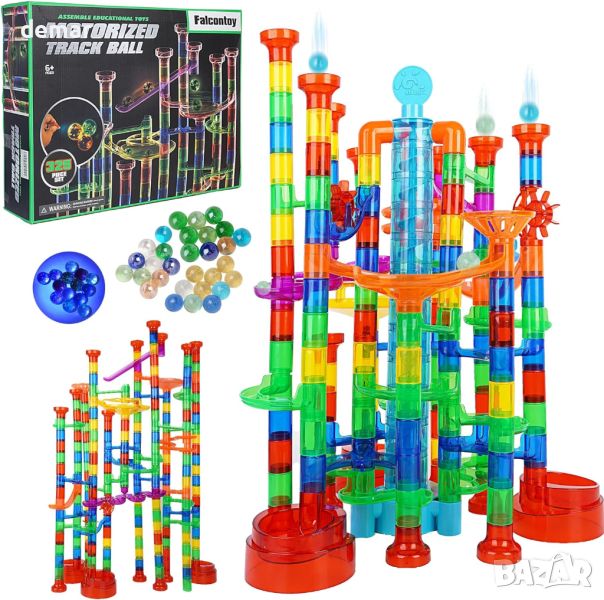 Marble Run Building Blocks Set -STEM играчка за деца 6-10 годишни(325), снимка 1