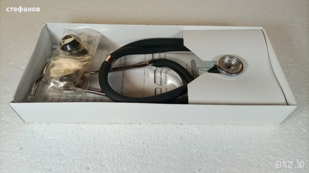 Слушалки, стетоскоп с двойна глава за професионално и домашно ползване, снимка 1