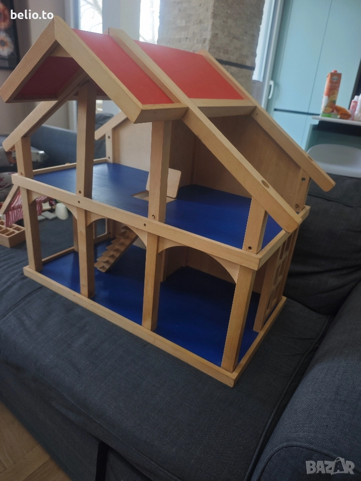 Детска дървена къща , снимка 1