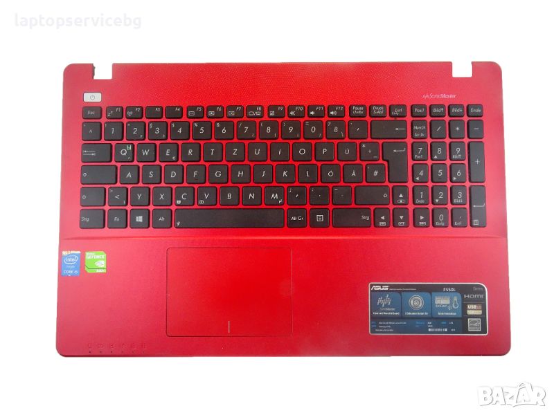 ASUS F550 F550D X550 Клавиатура с корпус 13N0-PEA1A11 13NB00T7AP0311, снимка 1