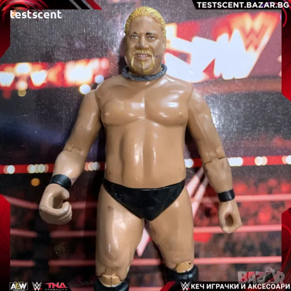 Екшън фигура WWF Rikishi Ракиши TTL WWE Jakks Titan Tron играчка WWF, снимка 1