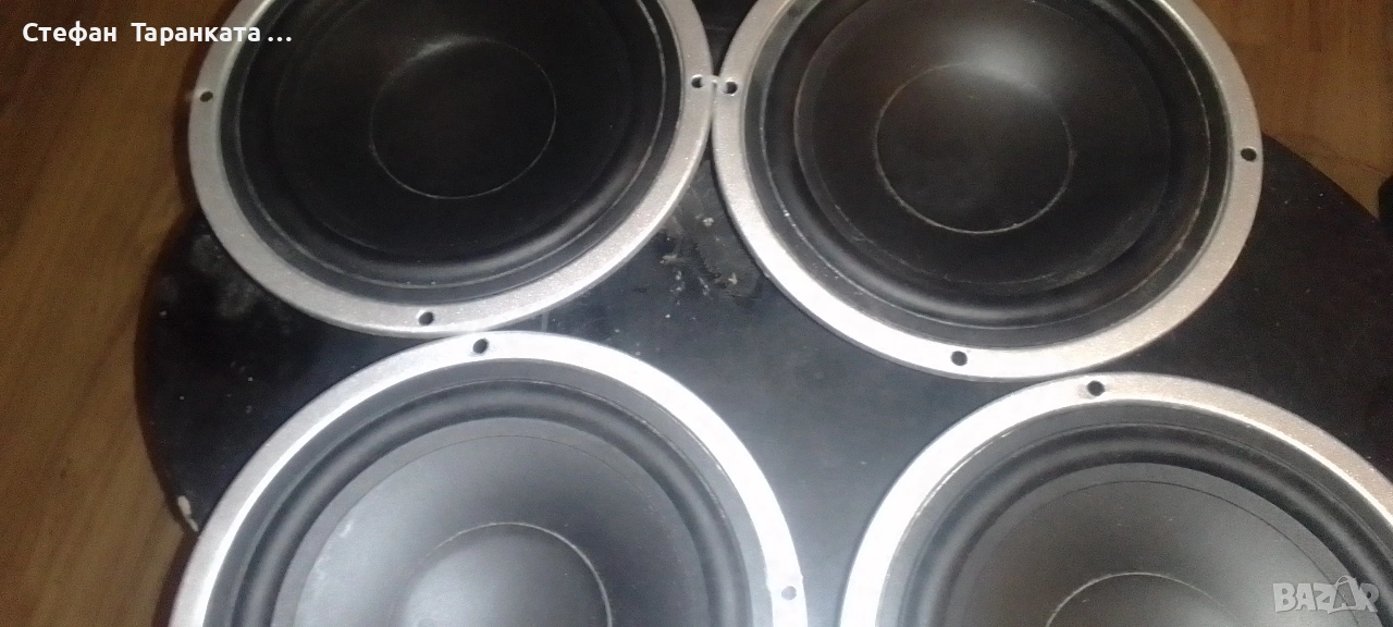 7 инчови два мидбаса и два басови говорители Cat, снимка 1