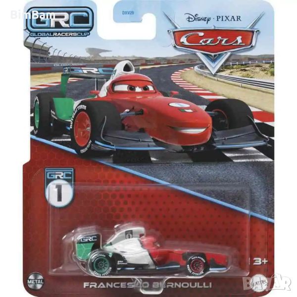 Оригинална количка Cars Francesco Bernoulli GRC / Disney / Pixar, снимка 1