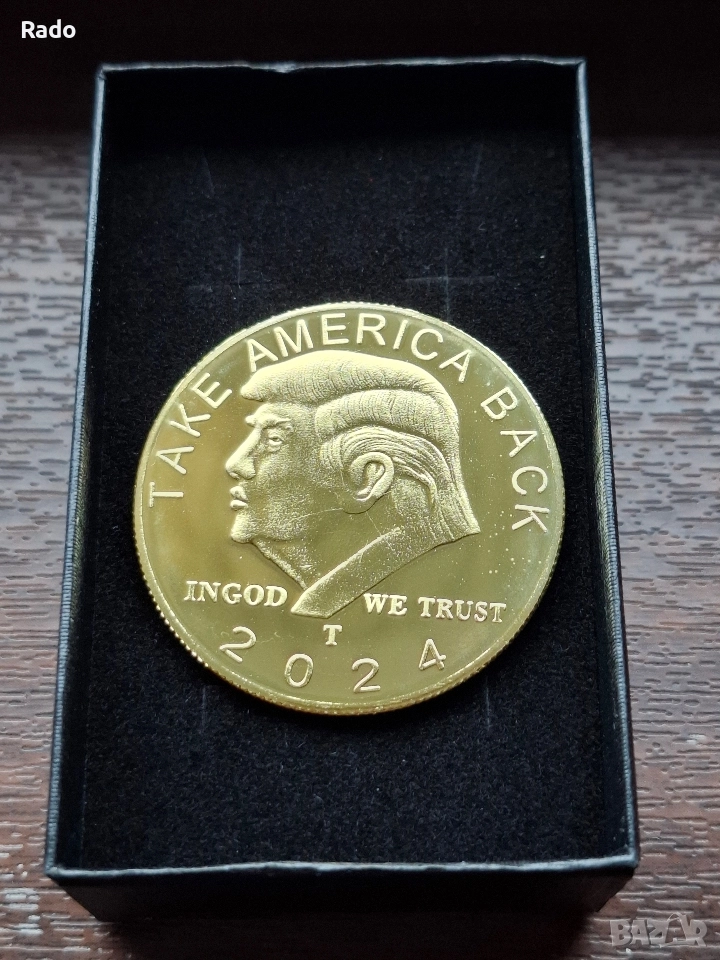 Възпоменателна Юбилейната Монета ,, Доналд Тръмп " , снимка 1