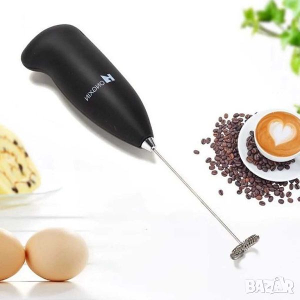 Електрическа бъркалка за яйца Оngxin,  21x5 см, Черна, снимка 1