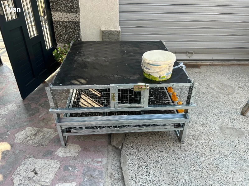 Клетка за пъдпъдъци 100х100 (ПОБИРА ДО 70 ПЪДПЪДЪКА), снимка 1