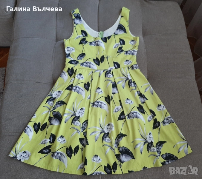 Дамска рокля размер L, произведена в България, снимка 1