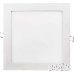 LED панел 220×220, квадратен вграден бял, 18W топло бяло EMOS Lighting, снимка 1