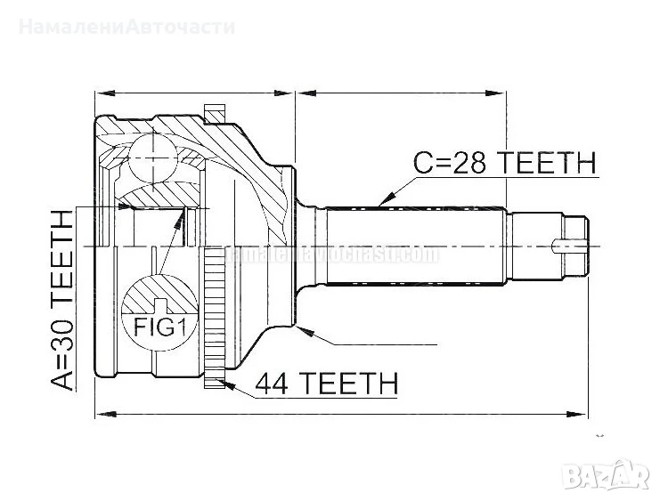 Предно външно каре GD1722510 NPZMZ037 Mazda 626, снимка 1