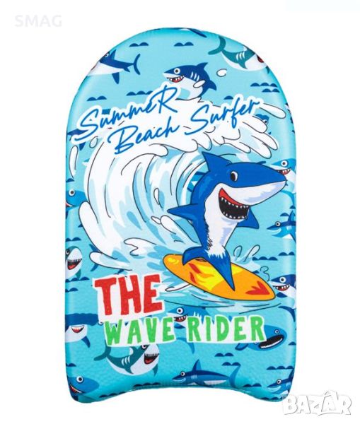 Детска дъска за плуване Kids Surfer Shark 45x26cm, снимка 1