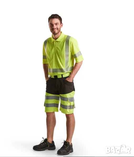 BLAKLADER 1541-1811 Stretch стреч работни къси панталони размер М-48, снимка 1