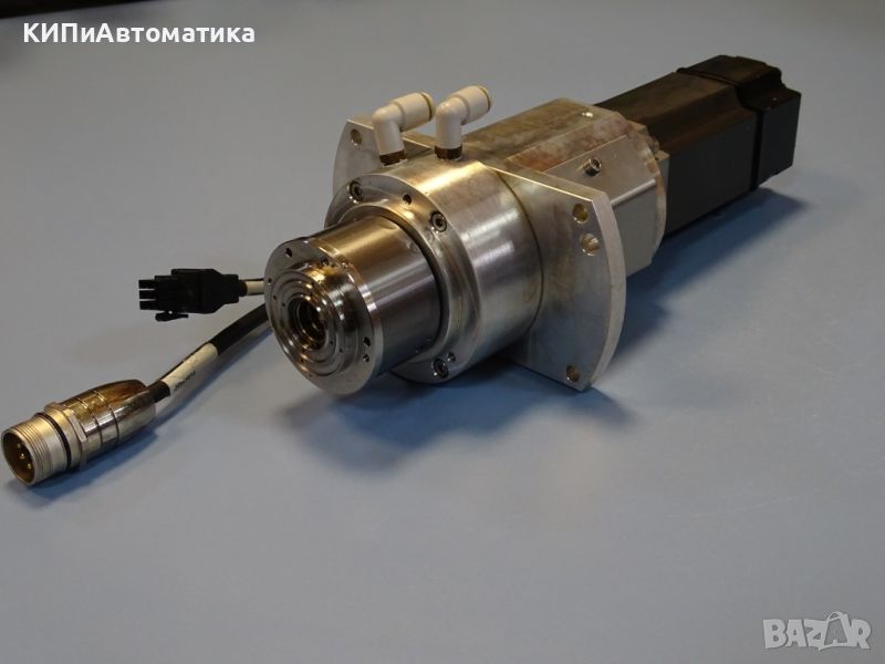 Серво мотор MITSUBISHI HC-KFS46-S13 AC servo motor, куплунг R+W, корпус IPW-800 L30, снимка 1