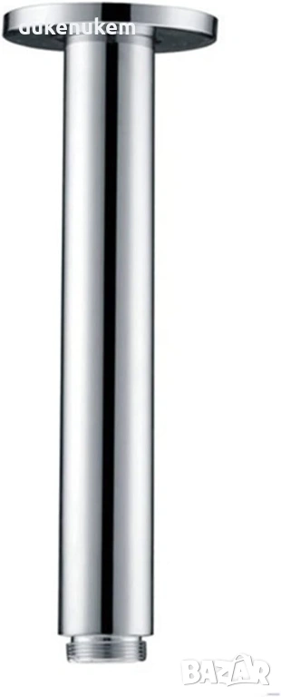 Таванно рамо за душ 30 см – кръгло, Brushed покритие, снимка 1