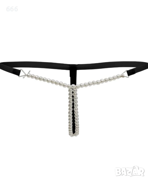 Секси Дамски Перлени Прашки , снимка 1