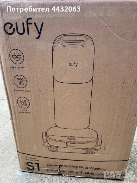 Прахосмукачка робот EUFY S1, снимка 1