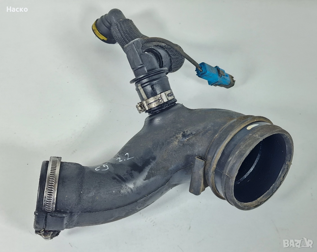 Маркуч Въздух Картерни Газове Citroen C5 III X7 Ситроен Ц5 III Х7 2.2 HDI, снимка 1