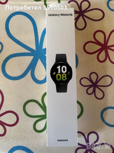 Нов! Гаранция! Смарт часовник Samsung Watch 5 44mm black , снимка 1
