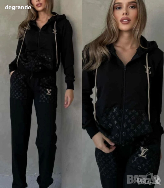 НАМАЛЕН Черен Дамски екип Louis Vuitton, снимка 1