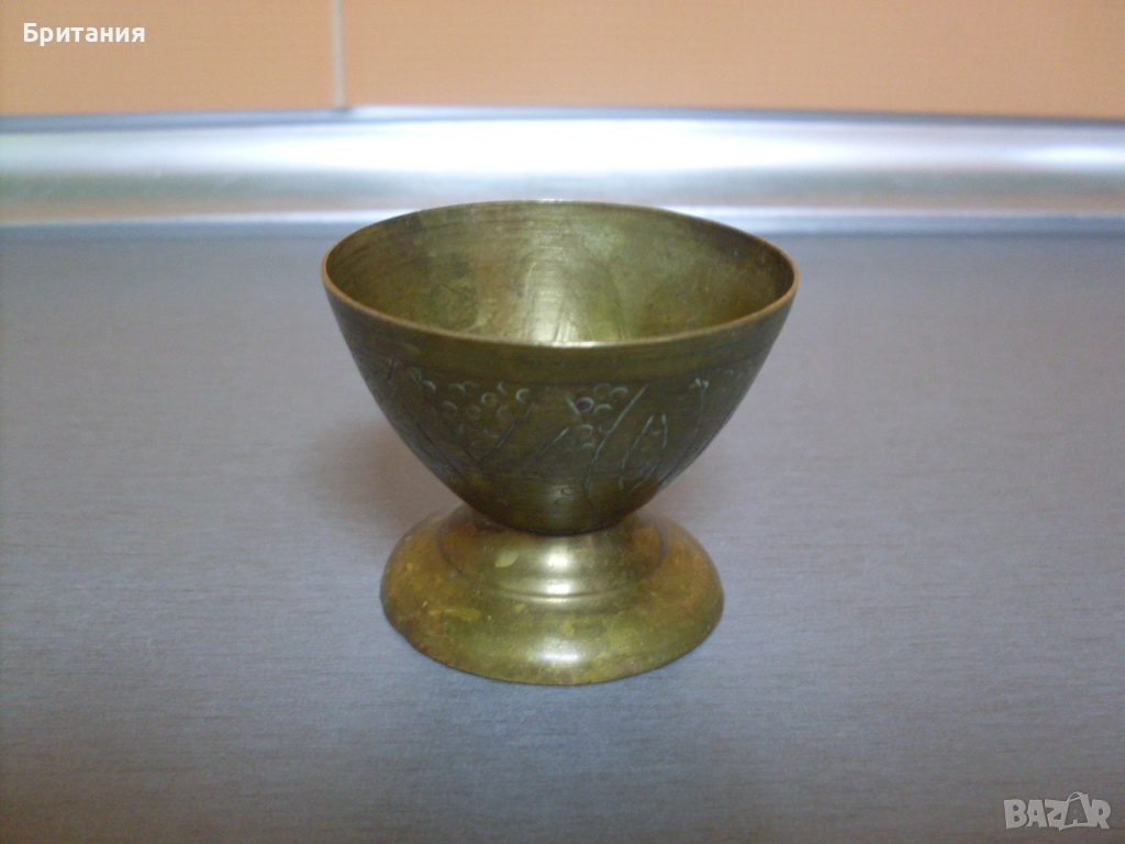 Бронзов съд- чаша., снимка 1