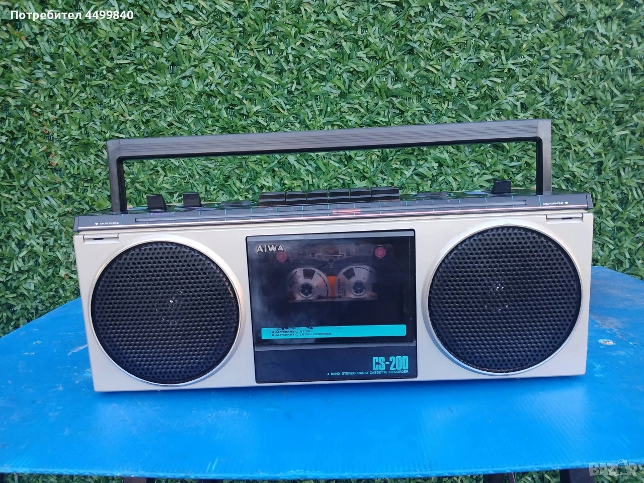 ПРОДАВАМ КАСЕТОФОН ( AIWA CS-200), снимка 1