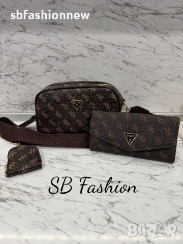 Guess чанта в кафяво, снимка 6 - Чанти - 52820774