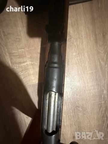 Старинна пушка МАНЛИХЕР с щик, снимка 5 - Антикварни и старинни предмети - 52630505