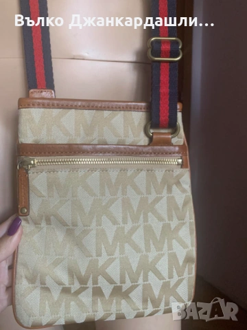 Чанта Michael Kors( текстил и кожа), снимка 4 - Чанти - 53190142