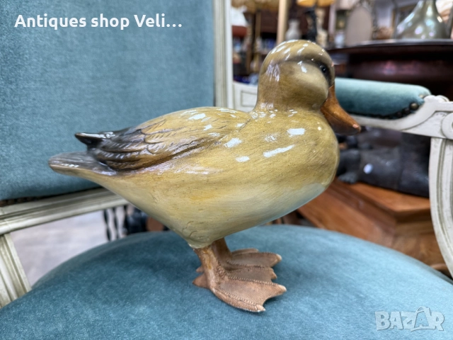 Керамична фигура на патица №7658 , снимка 4 - Антикварни и старинни предмети - 52583241