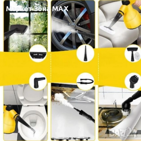 Мултифункционална ръчна парочистачка – 1000W пара за дълбоко почистване, снимка 3 - Други стоки за дома - 52871361