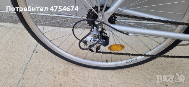 Алуминиев велосипед Fischer колело 28", снимка 2 - Велосипеди - 53767640