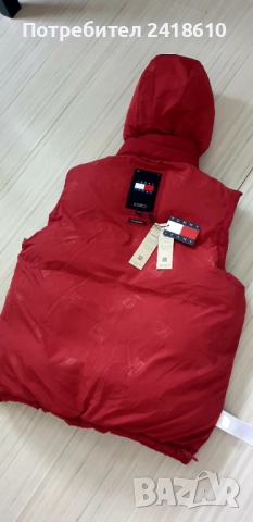 Tommy Hilfiger Down Vest Mens Size L  НОВО! ОРИГИНАЛ Мъжки Пухен Елек!, снимка 6 - Якета - 52553537