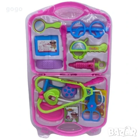 Детски медицински комплект за игра – с куфарче и реалистични аксесоари, снимка 4 - Образователни игри - 50886631