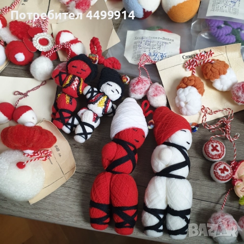 Стари соц.мартенички - 57 броя, снимка 4 - Колекции - 52412049