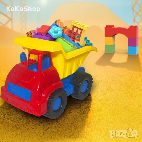 Камион с конструктор 30 части/камион със строителни блокчета, снимка 2 - Конструктори - 53029173