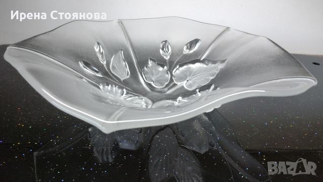 Кристална фруктиера ESPRIT FRUIT BOWL MIKASA,  W. Germany. , снимка 12 - Чинии - 45350780