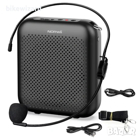 Norwii Bluetooth гласов усилвател  USB-C презареждаща се батерия - 2000mAh НОВ