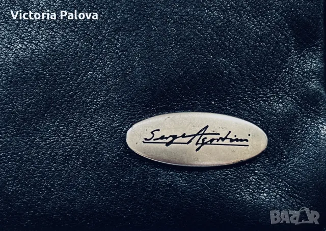Чанта/несесер SERGE AGOSTINI vintage Италия, снимка 5 - Чанти - 49731819