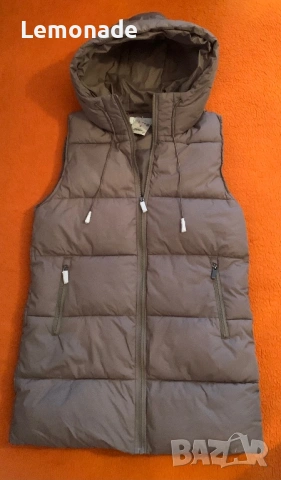 Нов ватиран и капитониран елек Зара, всички размери, снимка 3 - Потници - 40112633