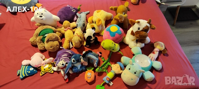 Игрите плюшени малко до голяма 